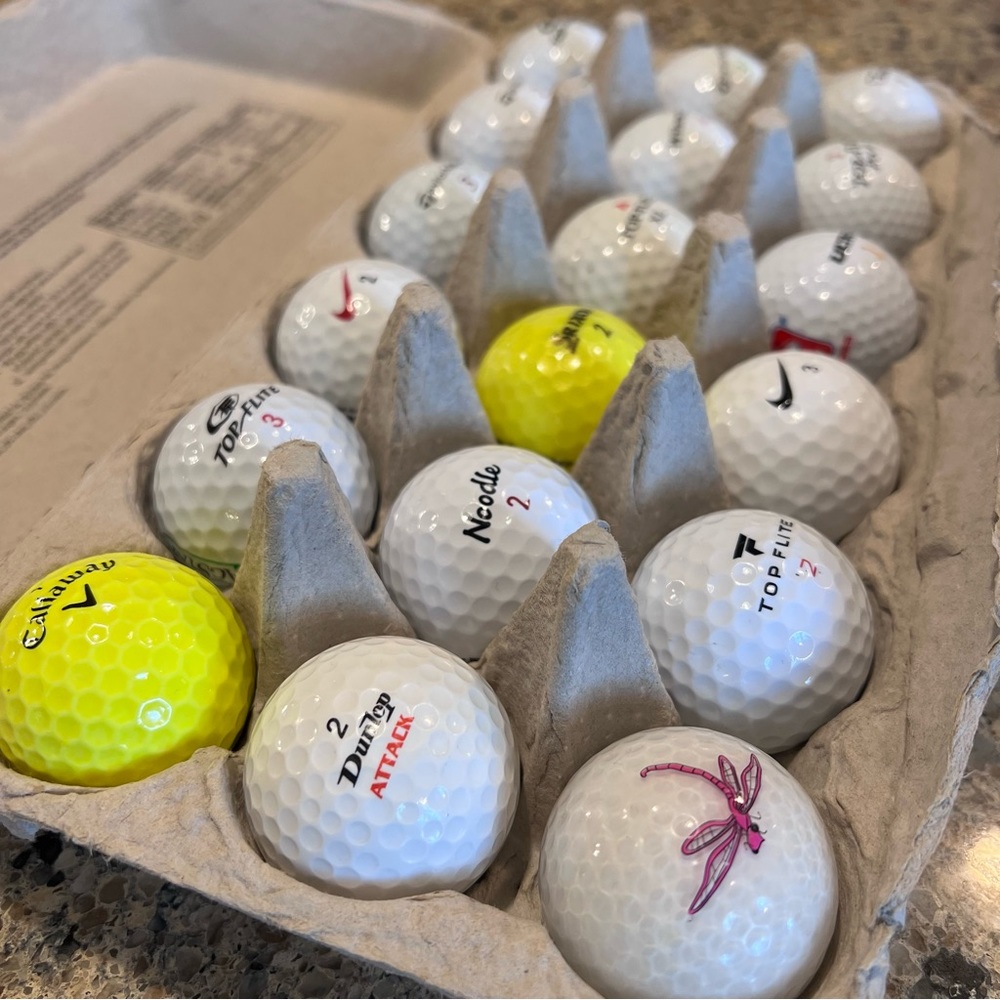 ❤️ Epic assorted golfballs 18 golf balls, golfing, top flight,Titleist, Callaway